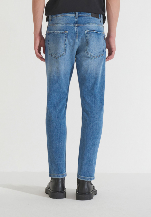 VAQUEROS «ARGON» SLIM FIT TOBILLEROS DE DENIM AZUL - Antony Morato Online Shop