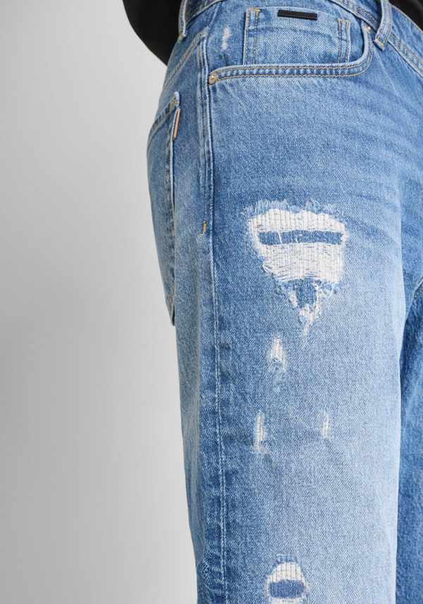 SLIM FIT JEANS "ARGON" ANKLE LENGTH WITH RIPS - Antony Morato Online Shop