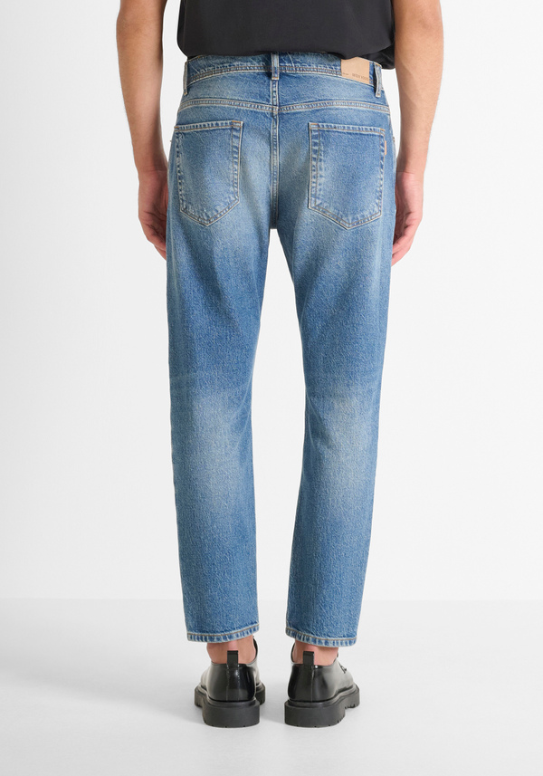 JEANS "ARGON" SLIM FIT ANKLE LENGHT IN DENIM EFFETTO SFUMATO - Antony Morato Online Shop