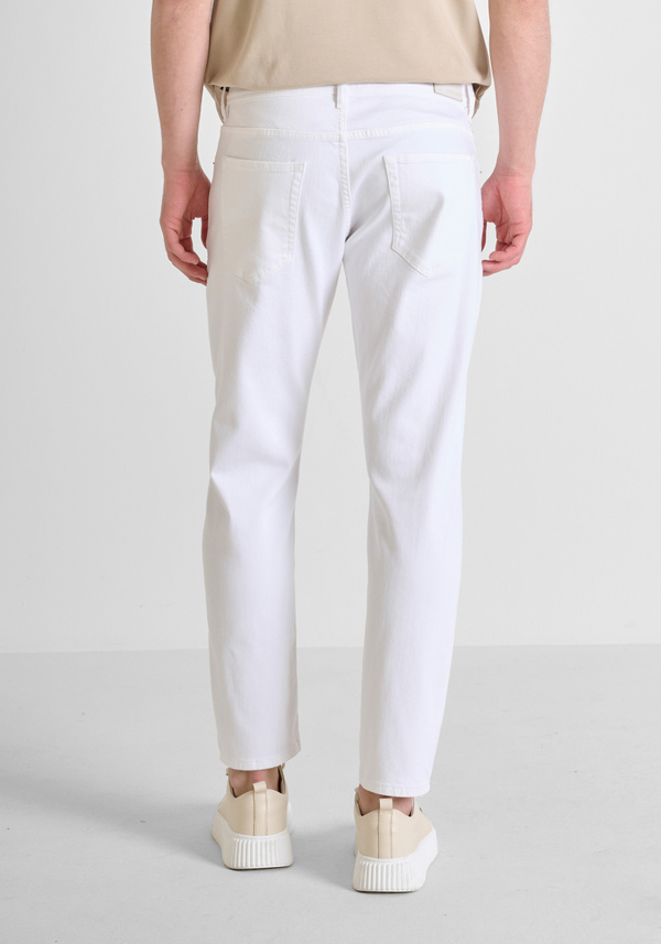 "ARGON" STRETCH DENIM SLIM FIT ANKLE LENGTH JEANS - Antony Morato Online Shop