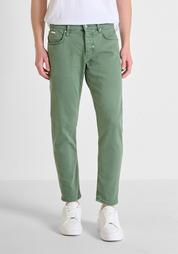 "ARGON" STRETCH DENIM SLIM FIT ANKLE LENGTH JEANS - Antony Morato Online Shop