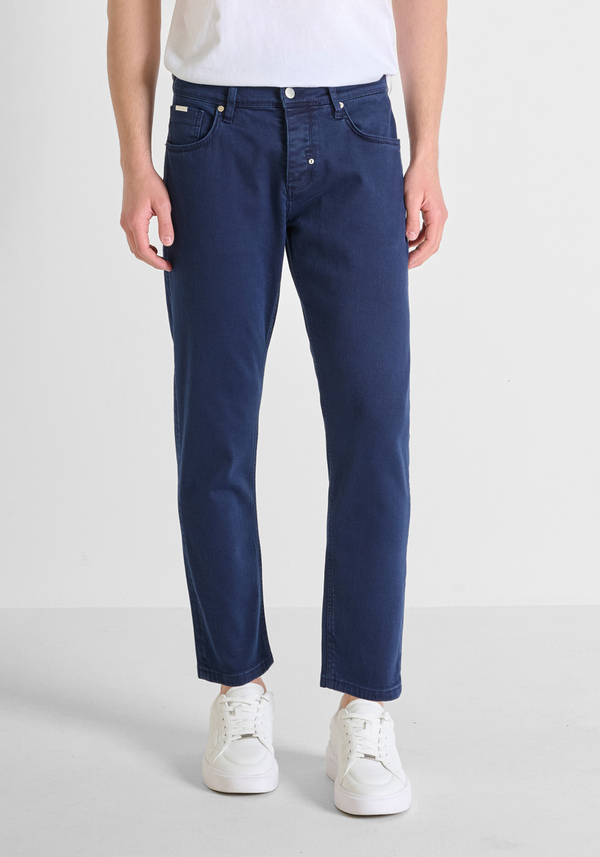 "ARGON" STRETCH DENIM SLIM FIT ANKLE LENGTH JEANS - Antony Morato Online Shop