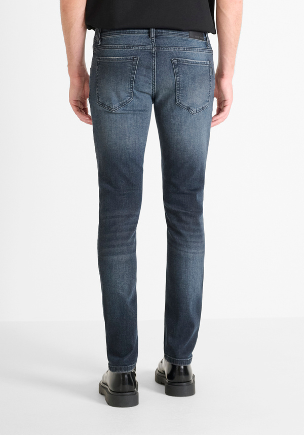 "GILMOUR" SUPER SKINNY FIT JEANS IN BLUE DENIM - Antony Morato Online Shop