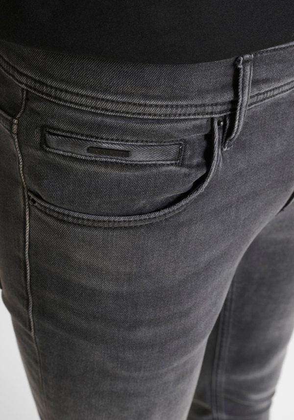 JEANS „GILMOUR" SUPER SKINNY FIT AUS SCHWARZEM DENIM - Antony Morato Online Shop
