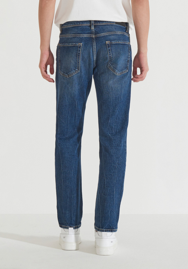 JEANS SLIM STRAIGHT FIT "CLEVE" IN BLUE DENIM - Antony Morato Online Shop