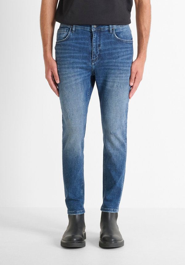 SKINNY CROPPED FIT JEANS "KARL" MIT VERLAUFSWÄSCHE - Antony Morato Online Shop