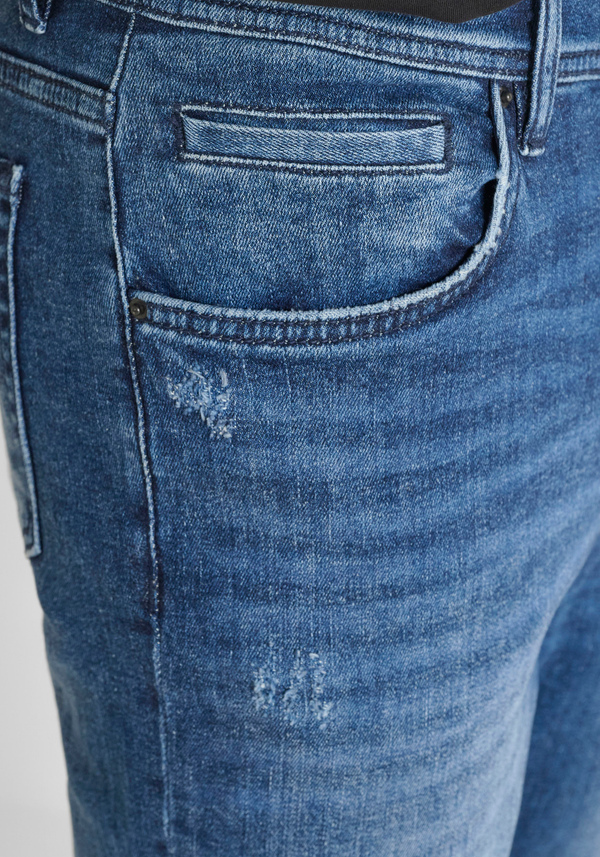 SKINNY CROPPED FIT JEANS "KARL" MIT VERLAUFSWÄSCHE - Antony Morato Online Shop