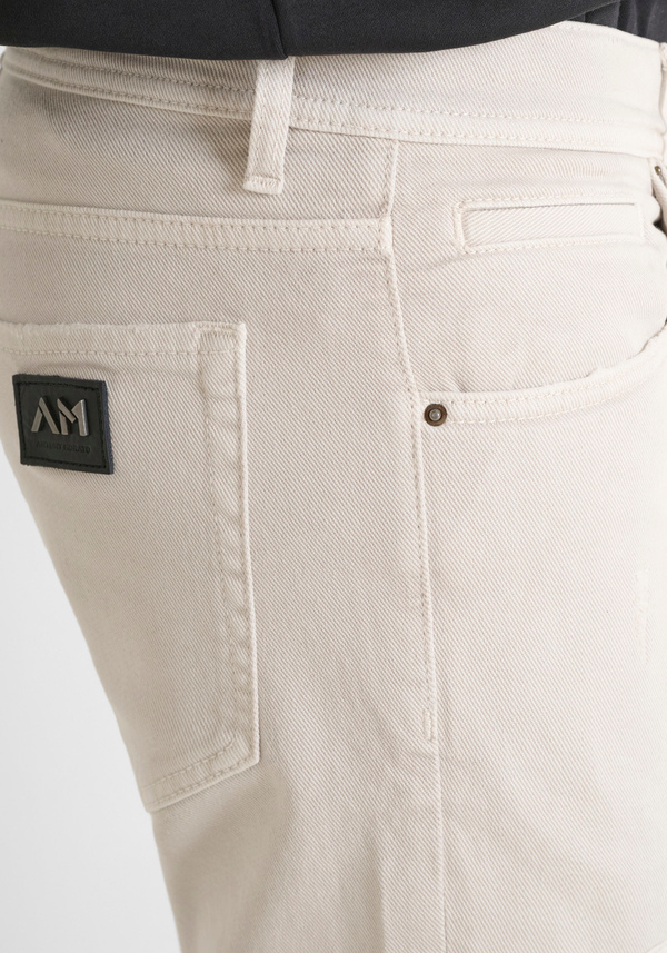 JEANS SKINNY CROPPED FIT "KARL" IN DENIM CHIARO CON STRAPPI - Antony Morato Online Shop