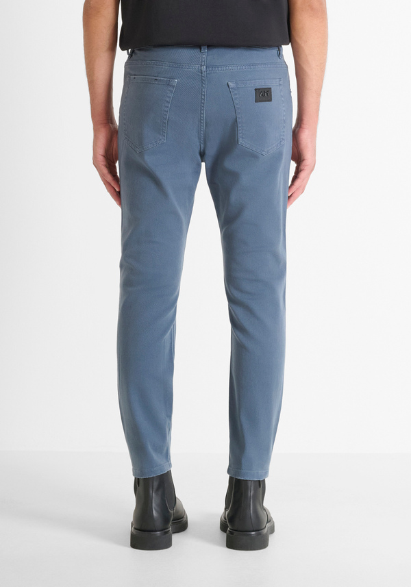 SKINNY CROPPED FIT "KARL" JEANS IN DENIM WITH RIPS - Antony Morato Online Shop