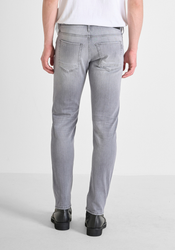 "KURT" COMFORT TAPERED FIT GREY DENIM JEANS - Antony Morato Online Shop