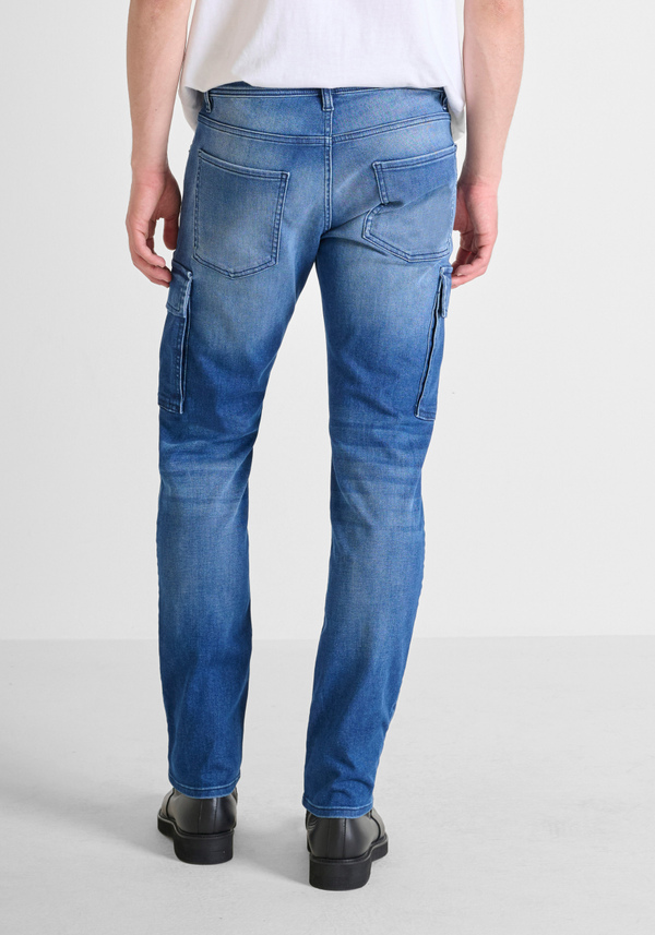 "ARNOLD" COMFORT TAPERED FIT DENIM JEANS - Antony Morato Online Shop