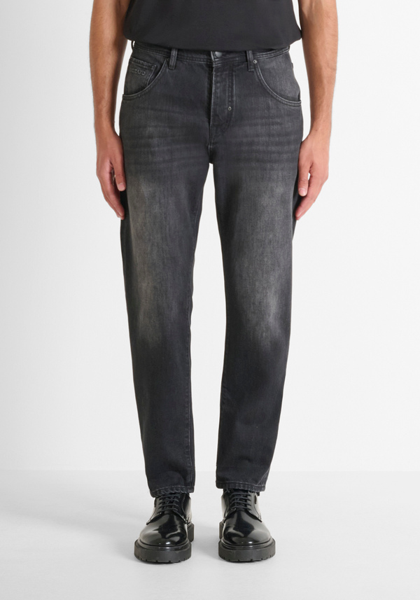 JEANS REGULAR ANKLE LENGTH FIT "HENRY" IN DENIM NERO - Antony Morato Online Shop