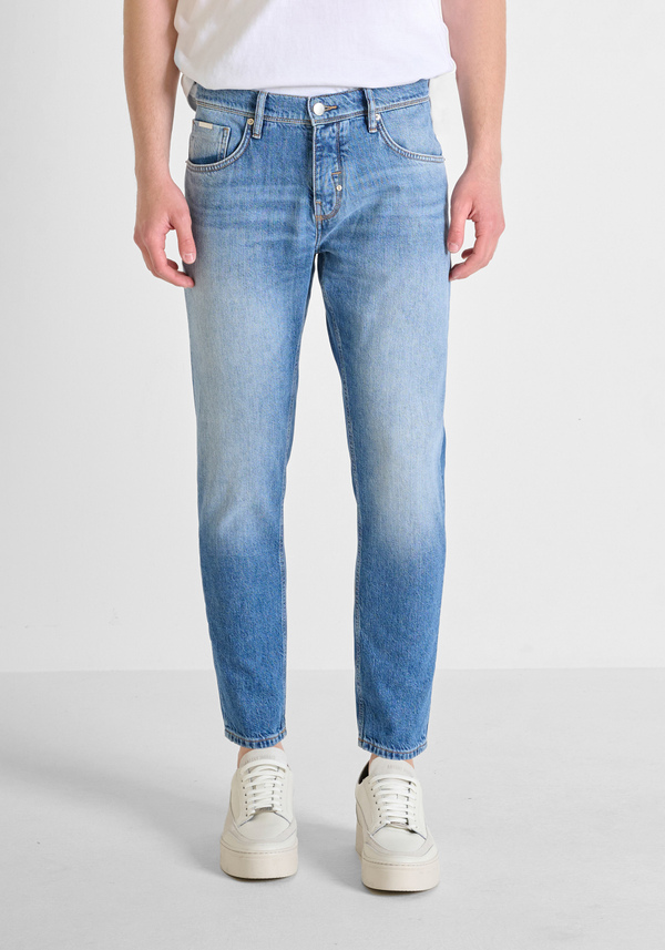 JEANS SLIM ANKLE LENGHT FIT "ARGON" IN DENIM LEGGERO - Antony Morato Online Shop