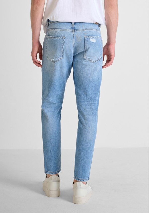 "ARGON" SLIM FIT ANKLE LENGTH LIGHTWEIGHT DENIM JEANS - Antony Morato Online Shop