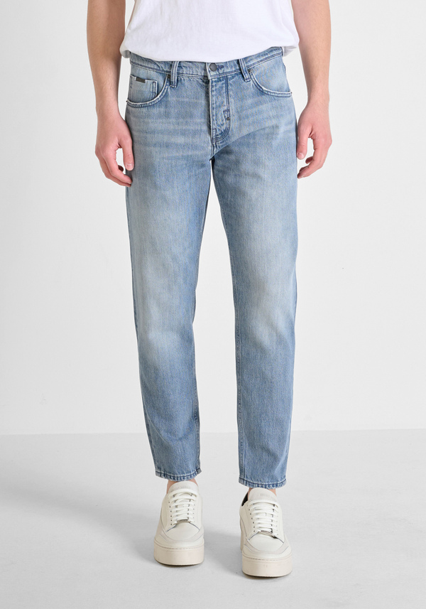 "ARGON" SLIM FIT ANKLE LENGTH LIGHTWEIGHT DENIM JEANS - Antony Morato Online Shop