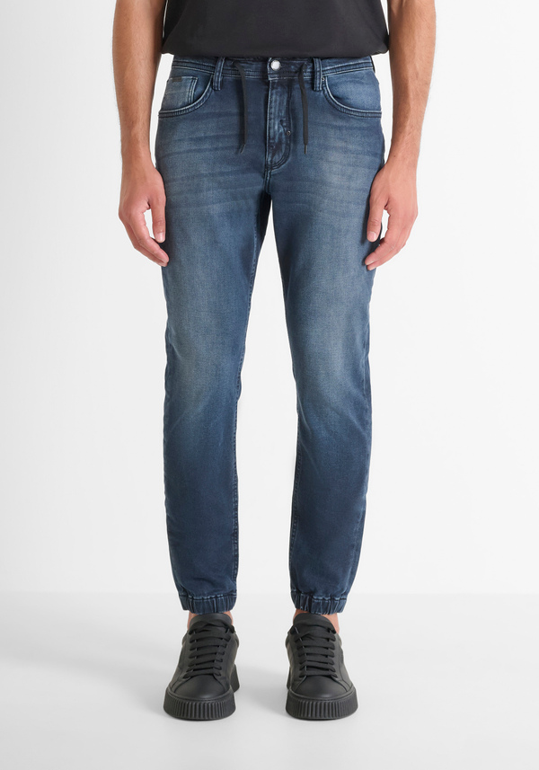 JEAN SKINNY CROPPED FIT "JAKE" EN DENIM BLEU FONCÉ - Antony Morato Online Shop
