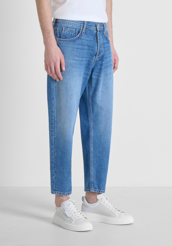 "DORIS" DENIM BAGGY ANKLE LENGTH FIT JEANS - Antony Morato Online Shop