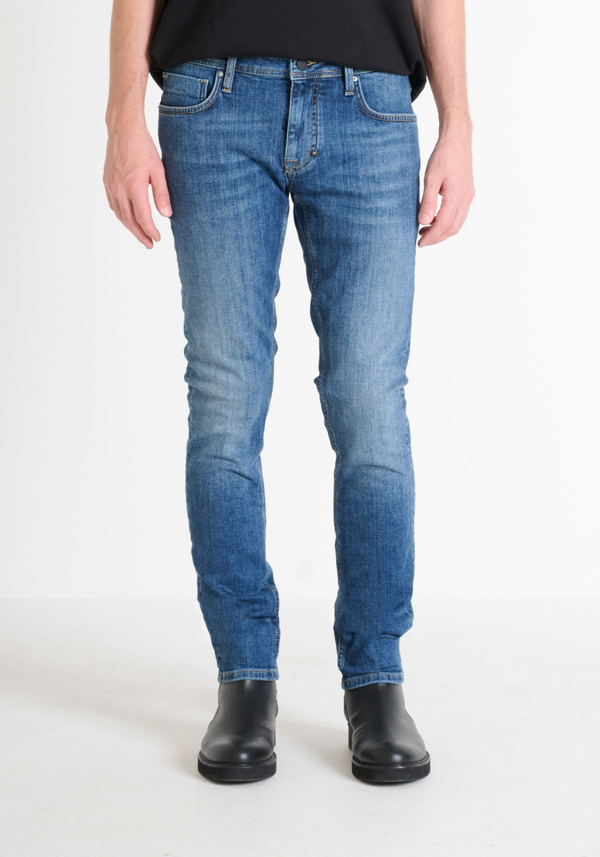 "OZZY" TAPERED FIT ICONIC JEANS IN STRETCH DENIM - Antony Morato Online Shop