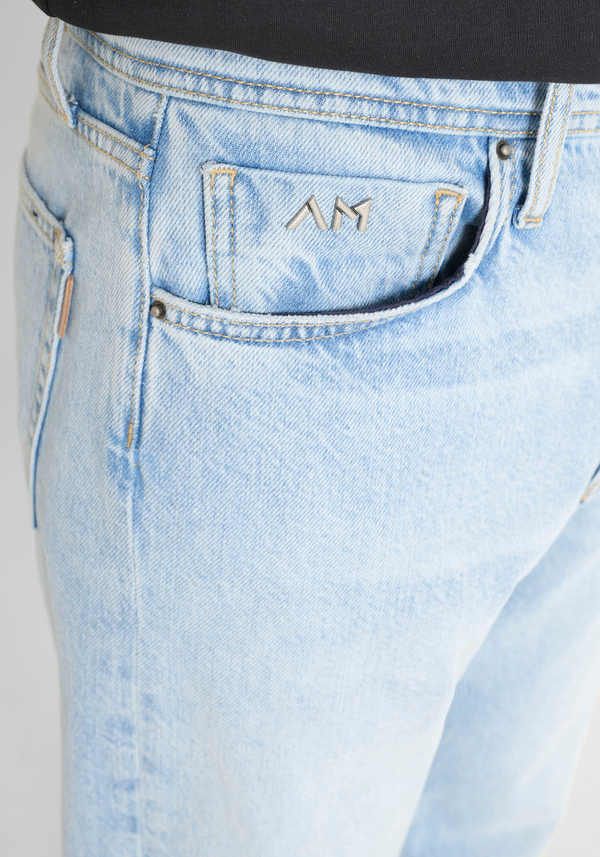 JEAN FLARED STRAIGHT FIT "BRAD" EN DENIM CLAIR - Antony Morato Online Shop