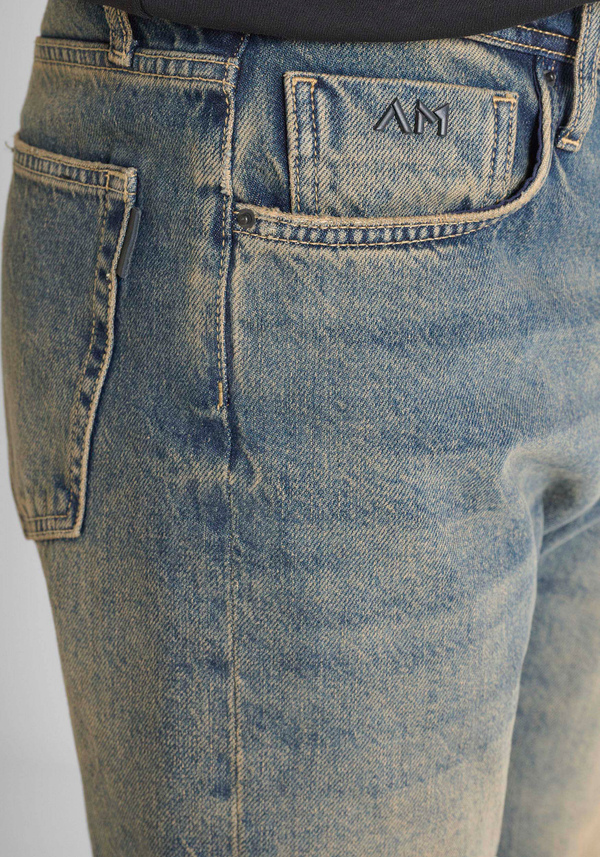 JEAN FLARED COUPE DROITE « BRAD » EN DENIM BLEU - Antony Morato Online Shop