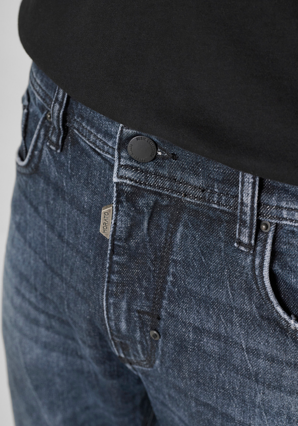 JEANS „JIMI“ SLIM CROPPED FIT AUS GRAUEM DENIM - Antony Morato Online Shop