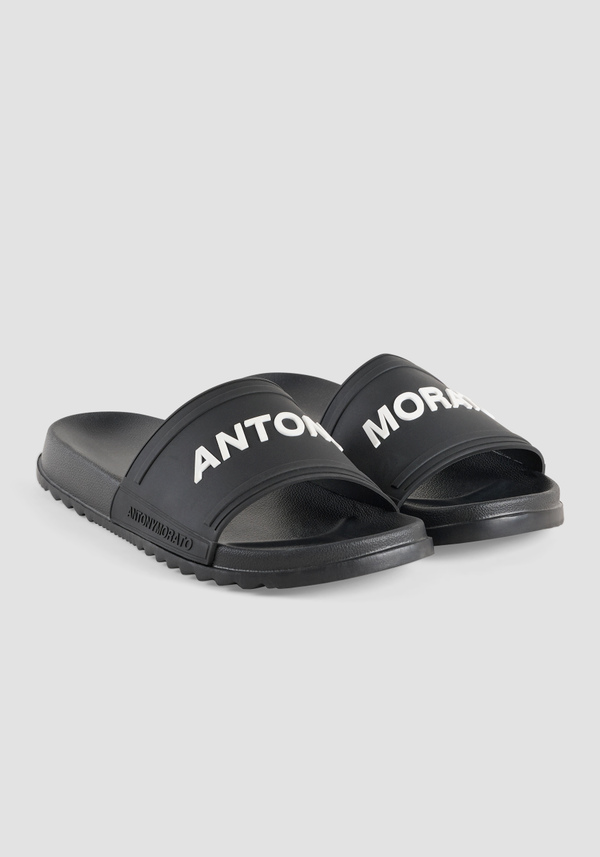 THERMOPLASTIC "GARRET" SLIPPERS WITH STRAP - Antony Morato Online Shop