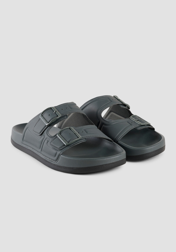 SANDALIA «GARRET» EN MATERIAL TERMOPLÁSTICO CON CORREA - Antony Morato Online Shop