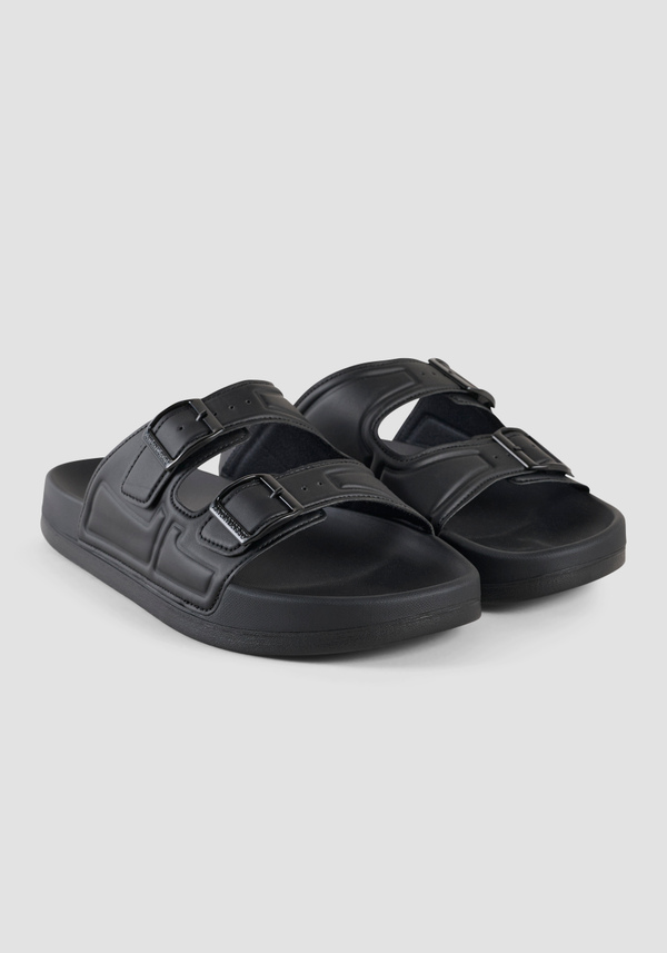 "DAVEN" SLIPPERS WITH ADJUSTABLE BUCKLES - Antony Morato Online Shop