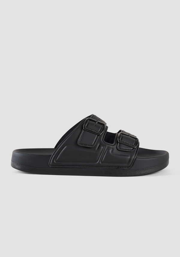 "DAVEN" SLIPPERS WITH ADJUSTABLE BUCKLES - Antony Morato Online Shop