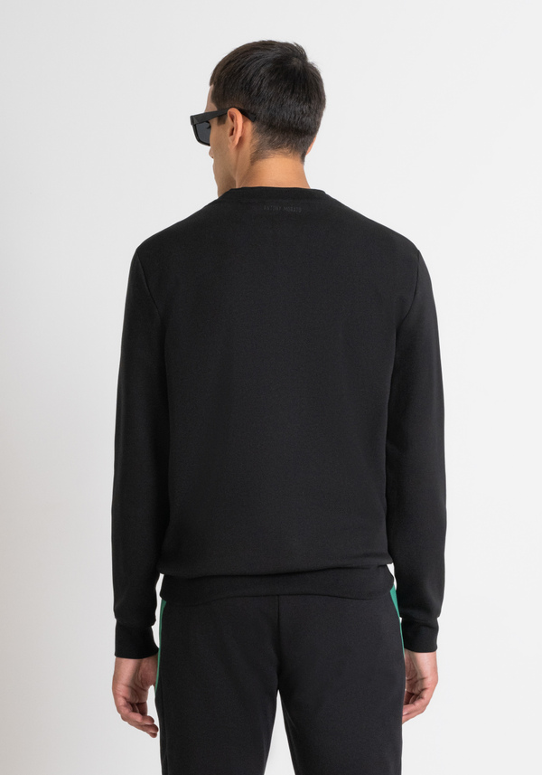 REGULAR FIT SWEATSHIRT IN COTTON BLEND AND "MICKEY MOUSE" PRINT - Antony Morato Online Shop