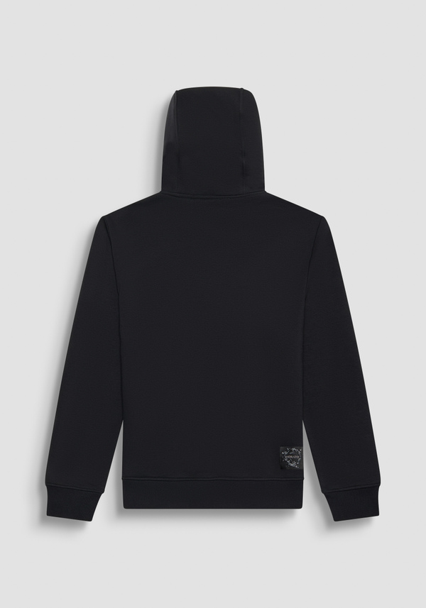 RELAXED FIT HOODIE IN SUSTAINABLE COTTON-BLEND FABRIC WITH PRINT - Antony Morato Online Shop