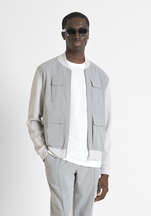 REGULAR FIT SWEATSHIRT IN COTTON STRETCH VISCOSE BLEND - Antony Morato Online Shop