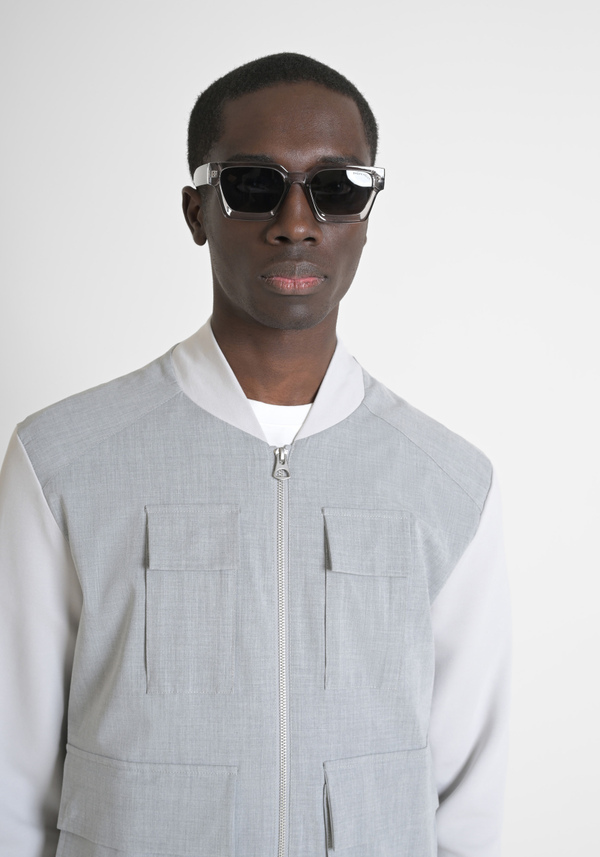 REGULAR FIT SWEATSHIRT IN COTTON STRETCH VISCOSE BLEND - Antony Morato Online Shop