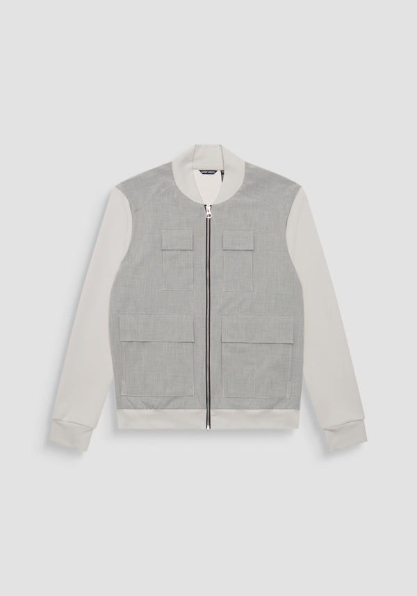REGULAR FIT SWEATSHIRT IN COTTON STRETCH VISCOSE BLEND - Antony Morato Online Shop