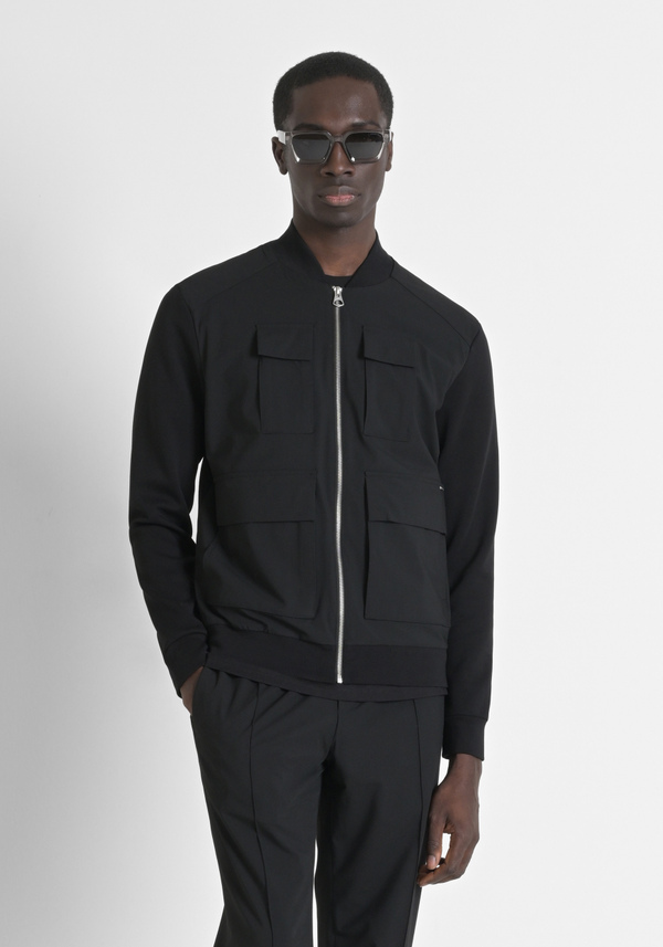 SWEATSHIRT REGULAR FIT IN COTTON STRETCH VISCOSE BLEND - Antony Morato Online Shop
