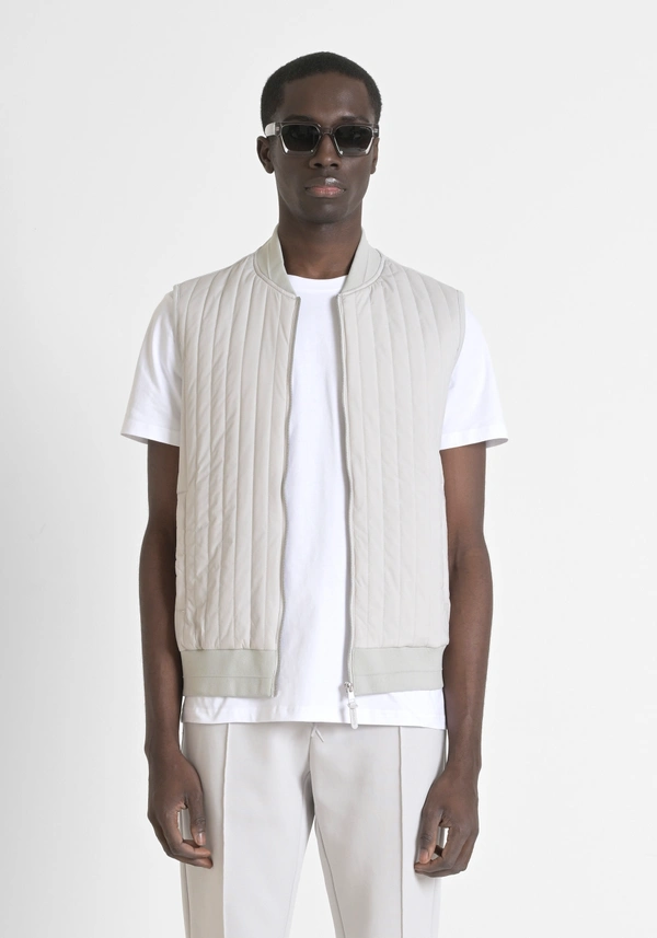 FELPA REGULAR FIT IN MISTO COTONE CON IMBOTTITURA SINTETICA SORONA® AURA - Antony Morato Online Shop