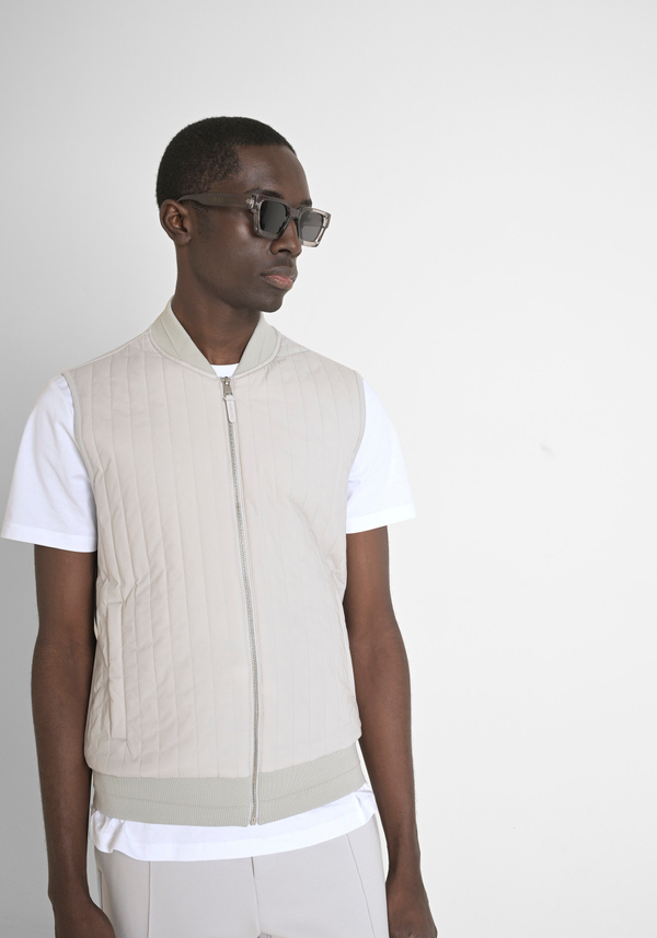 FELPA REGULAR FIT IN MISTO COTONE CON IMBOTTITURA SINTETICA SORONA® AURA - Antony Morato Online Shop