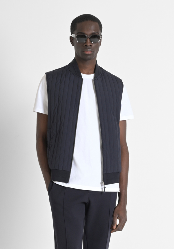 FELPA REGULAR FIT IN MISTO COTONE CON IMBOTTITURA SINTETICA SORONA® AURA - Antony Morato Online Shop