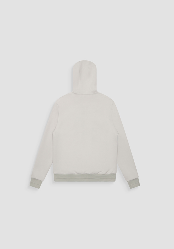 SLIM FIT COTTON BLEND SWEATSHIRT WITH ZIP AND HOOD - Antony Morato Online Shop