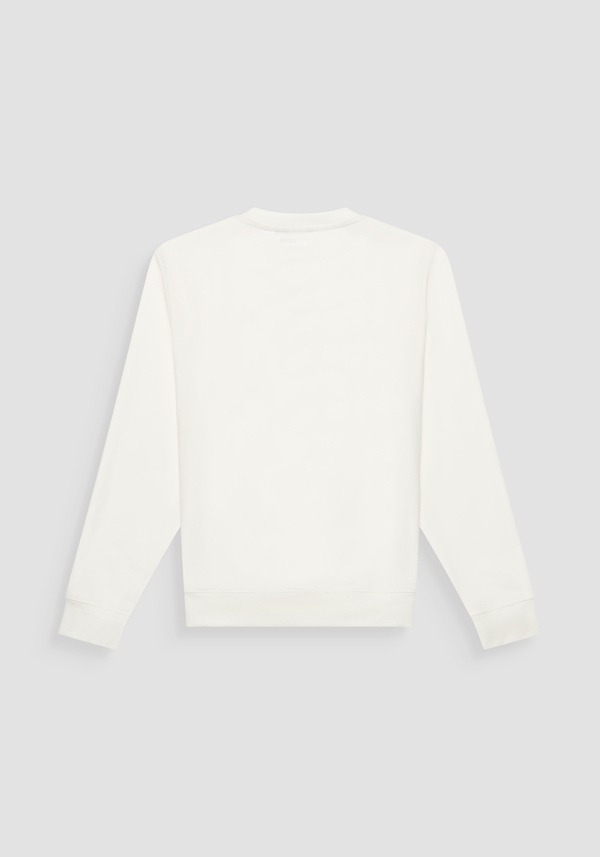 REGULAR FIT COTTON BLEND SWEATSHIRT WITH TIGER PRINT - Antony Morato Online Shop