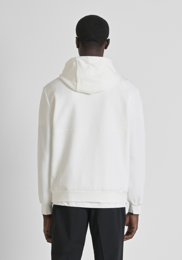 SUDADERA CON CAPUCHA RELAXED FIT DE MEZCLA DE ALGODÓN CON LOGOTIPO - Antony Morato Online Shop