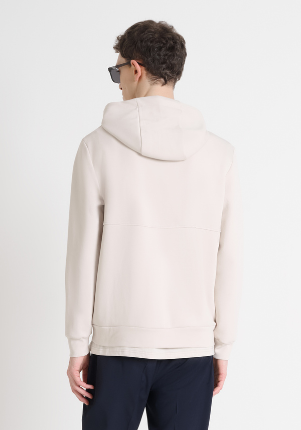 RELAXED FIT COTTON BLEND HOODIE WITH LOGO - Antony Morato Online Shop