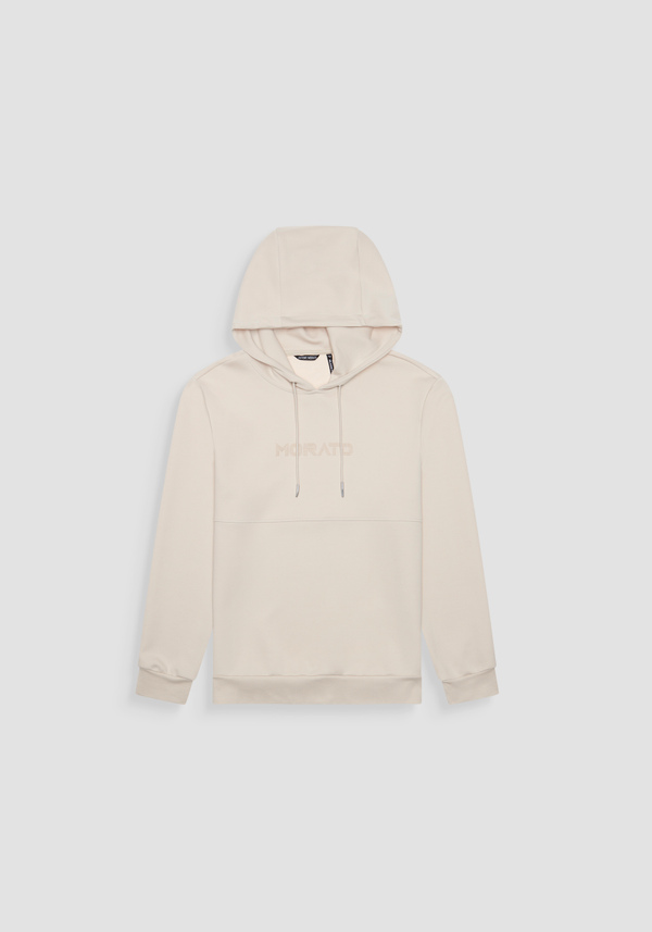 RELAXED FIT COTTON BLEND HOODIE WITH LOGO - Antony Morato Online Shop
