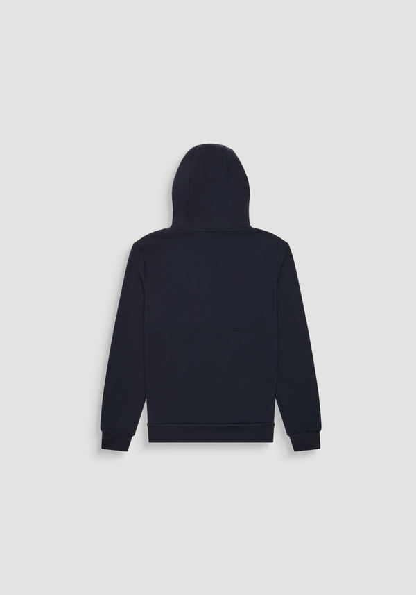 SWEAT-SHIRT À CAPUCHE RELAXED FIT EN COTON MÉLANGÉ AVEC LOGO - Antony Morato Online Shop