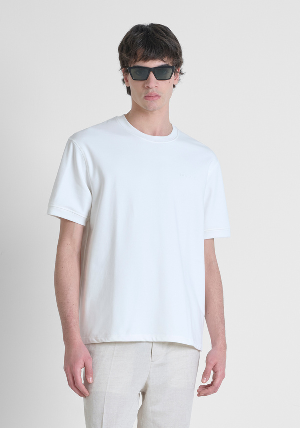 SWEATSHIRT RELAXED FIT MIT KAPUZE UND LOGO-PATCH - Antony Morato Online Shop