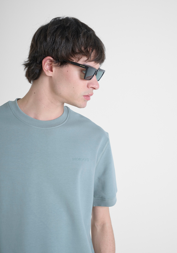 FELPA RELAXED FIT IN MISTO COTONE CON LOGO STAMPATO - Antony Morato Online Shop