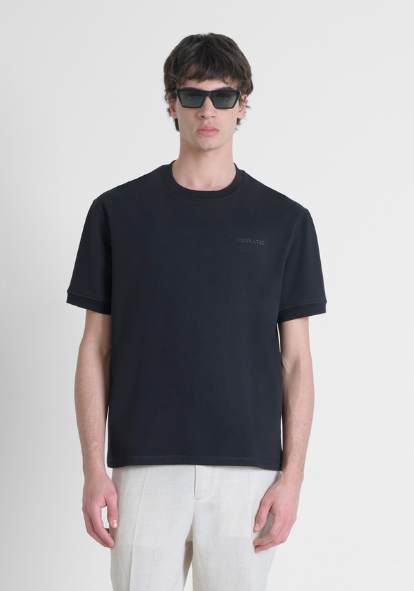 SWEATSHIRT RELAXED FIT MIT KAPUZE UND LOGO-PATCH - Antony Morato Online Shop