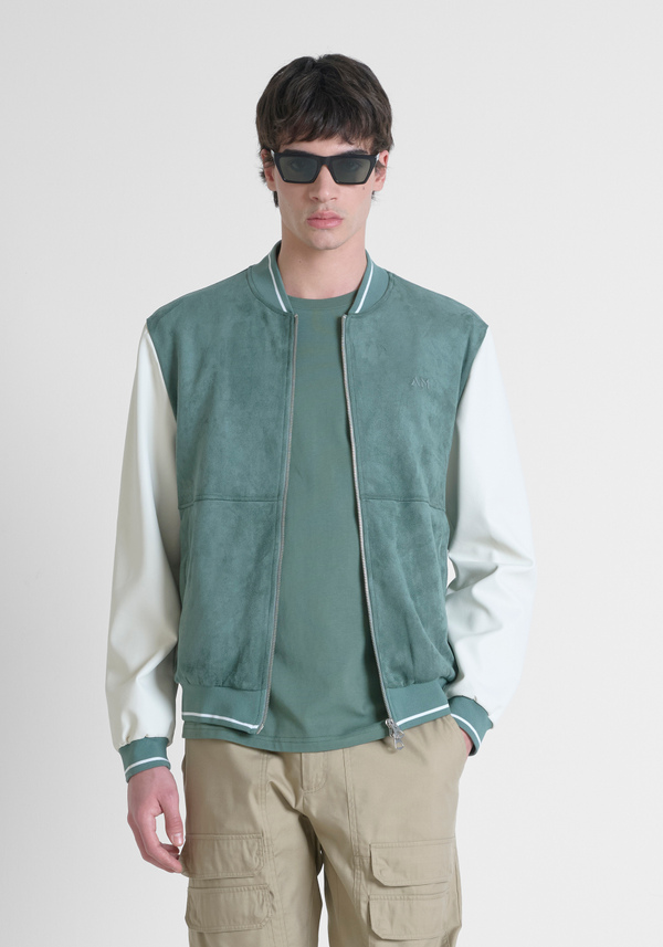SWEATSHIRT RELAXED FIT AUS BAUMWOLL-MISCHGEWEBE MIT AUFGEDRUCKTEM LOGO - Antony Morato Online Shop