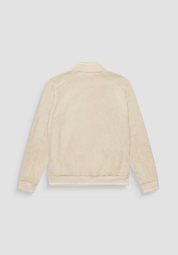 REGULAR FIT SWEATSHIRT WITH SUEDE EFFECT - Antony Morato Online Shop