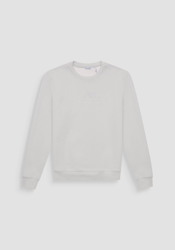 SWEATSHIRT REGULAR FIT MIT WILDLEDER-OPTIK UND EINSÄTZEN AUS KUNSTLEDER - Antony Morato Online Shop